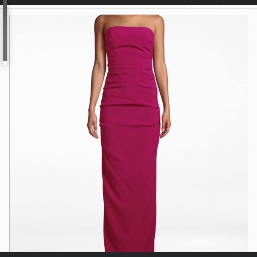 Nicole Miller strapless dress size 12